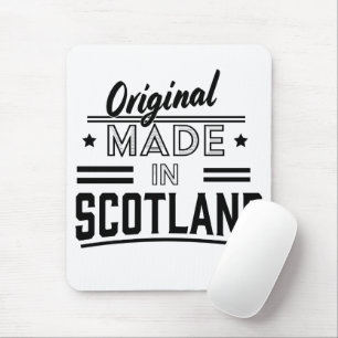 Original Made in Scotland retro logo Photo Print Mouse Mat