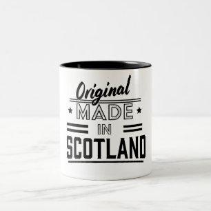 Original Made in Scotland retro logo Two-Tone Coffee Mug