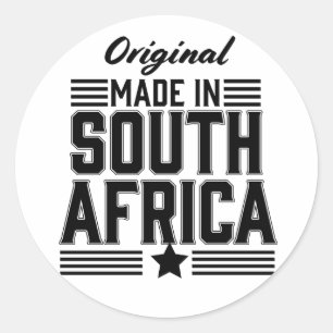 Original made in South Africa Classic Round Sticker