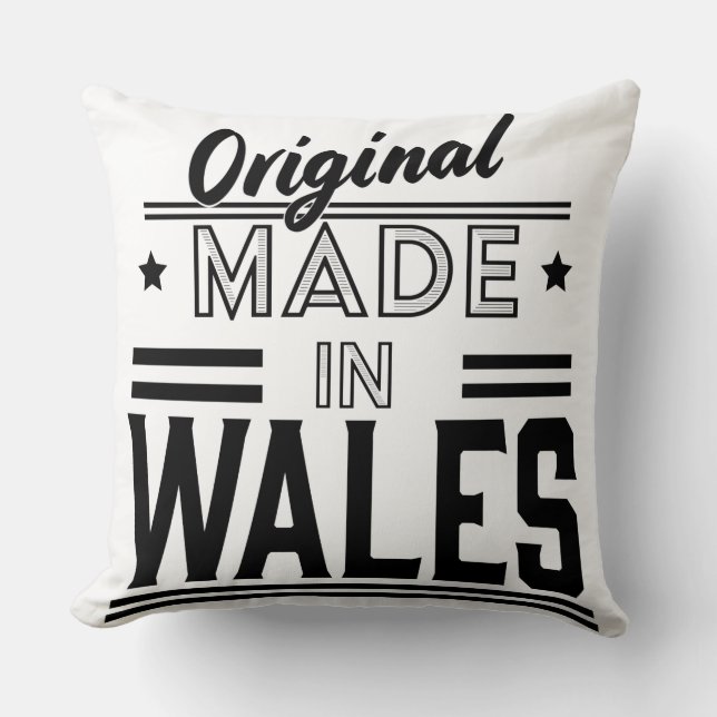 Original made in Wales Cushion (Front)