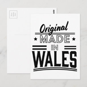 Original made in Wales Postcard
