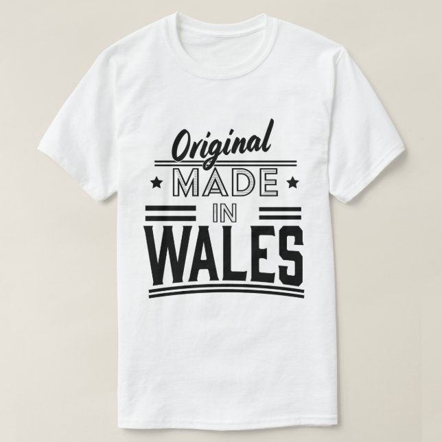 Original made in Wales T-Shirt (Design Front)