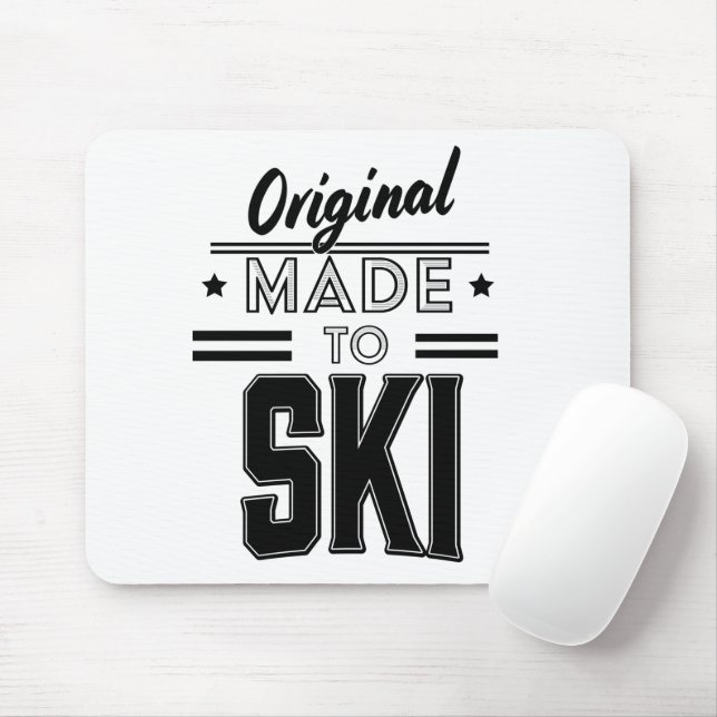 Original Made to Ski logo Mouse Mat (With Mouse)
