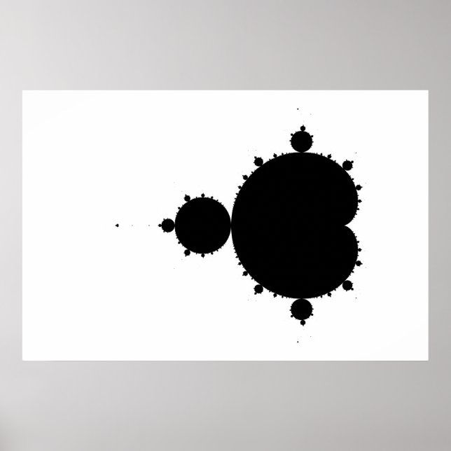 Original Mandelbrot Set 01 - Fractal Poster (Front)