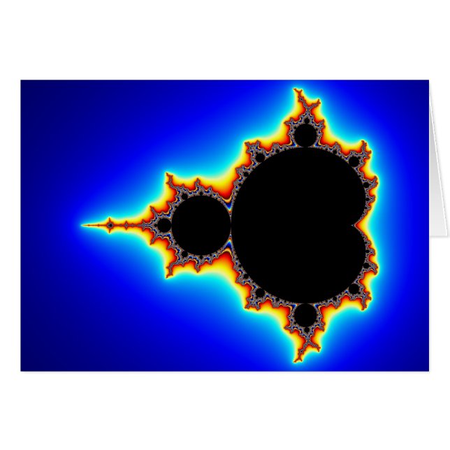 Original Mandelbrot Set 03 - Fractal Card (Front Horizontal)