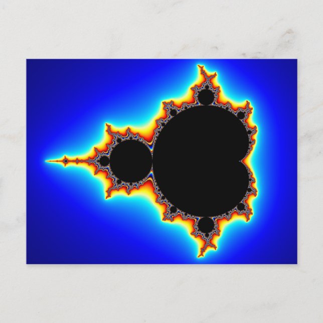 Original Mandelbrot Set 03 - Fractal Postcard (Front)
