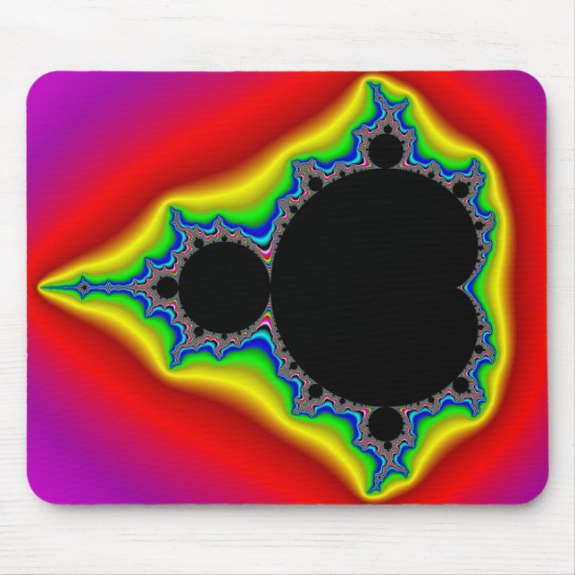 Original Mandelbrot Set 04 - Fractal Mousepad (Front)