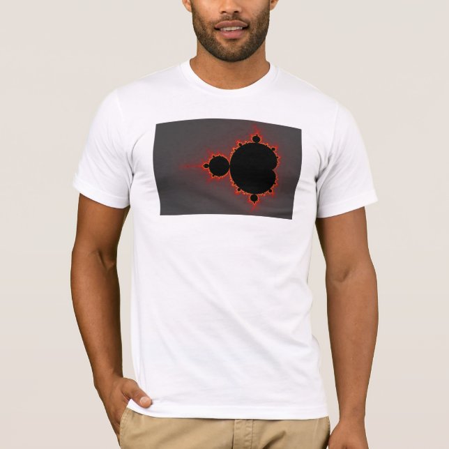 Original Mandelbrot Set - Fractal T-Shirt (Front)