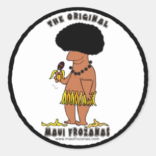 Original Maui Frozanas Round Sticker