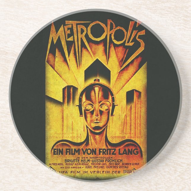Original METROPOLIS RESTORED Adaptation Coaster (Front)