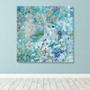 Original Modern One Of A Kind Abstract Art Design Canvas Print