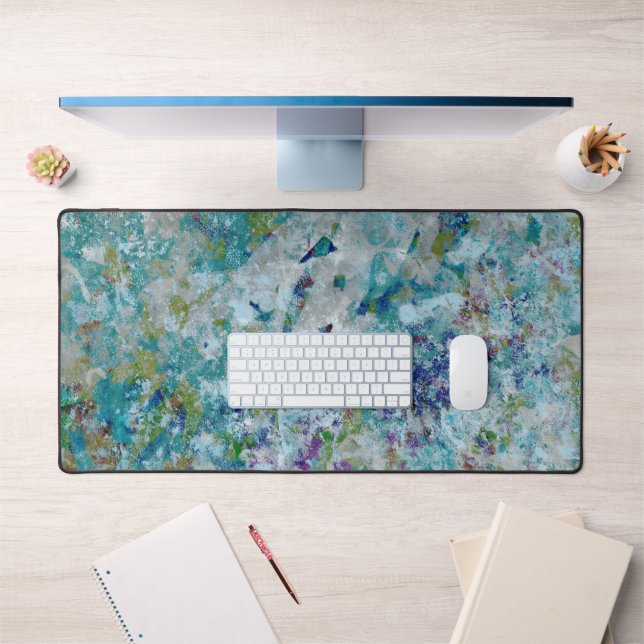 Original Modern One Of A Kind Abstract Art Design Desk Mat (Office 1)