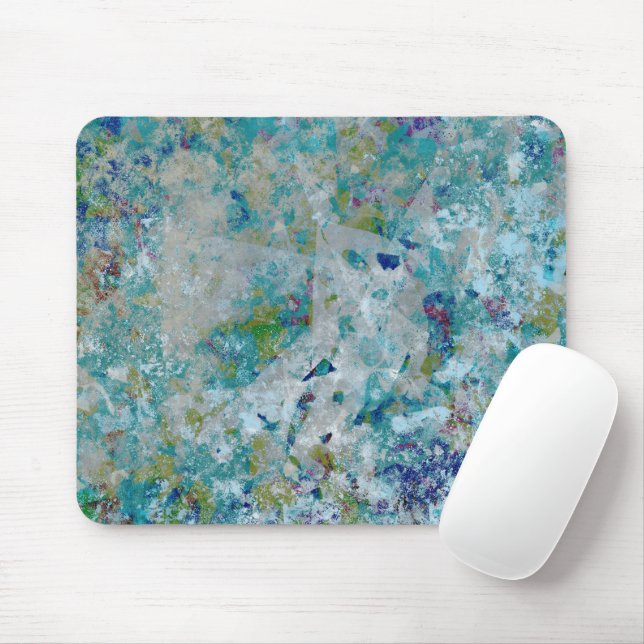 Original Modern One Of A Kind Abstract Art Design Mouse Mat (With Mouse)