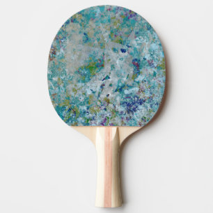 Original Modern One Of A Kind Abstract Art Design Ping Pong Paddle