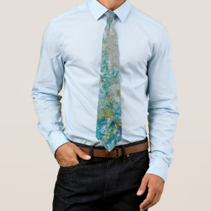 Original Modern One Of A Kind Abstract Art Design Tie