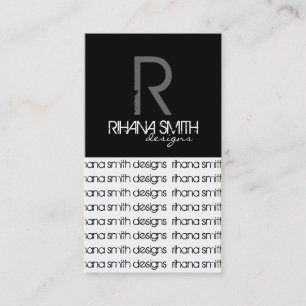Original Monogram Business Cards