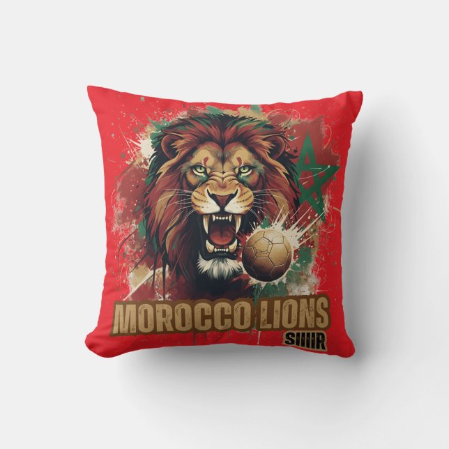 Original Moroccan football Cushion (Front)