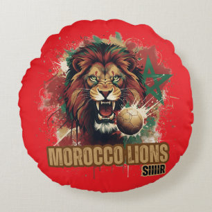 Original Moroccan football Round Cushion