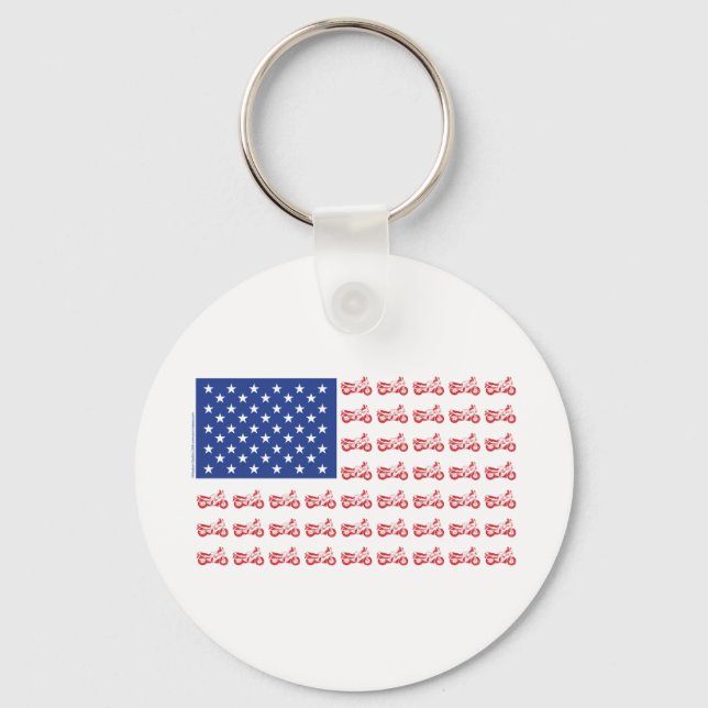 original-Motorcycle-Flag- Key Ring (Front)