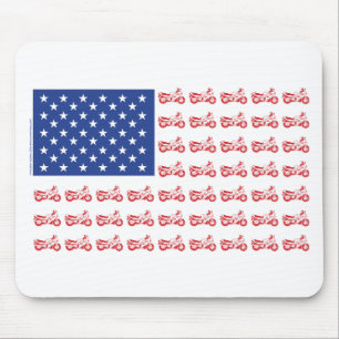 original-Motorcycle-Flag- Mouse Mat