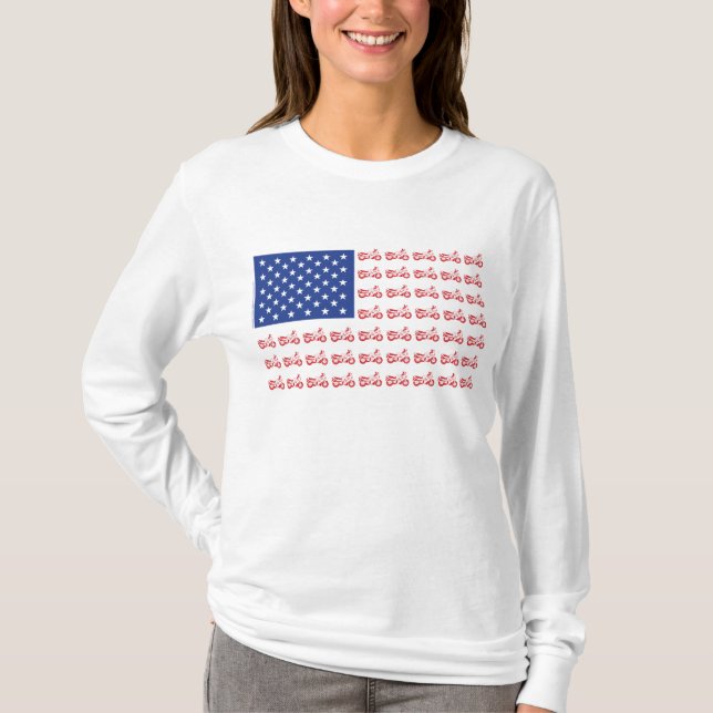 original-Motorcycle-Flag- T-Shirt (Front)