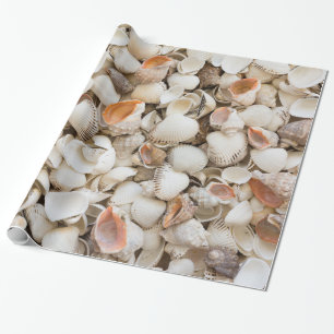Original nature pattern Seashell style background Wrapping Paper
