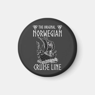 Original Norwegian Cruise Line - Nostalgic Voyage  Magnet