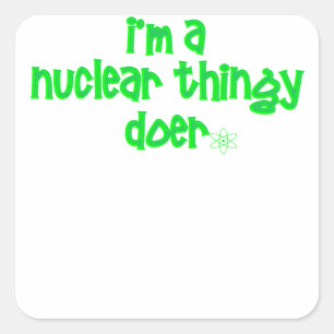 Original Nuclear Design Square Sticker