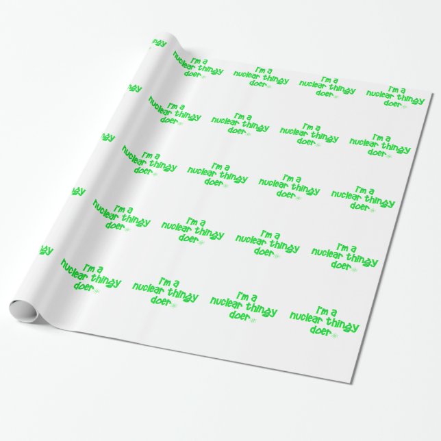 Original Nuclear Design Wrapping Paper (Unrolled)