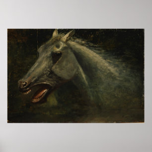 Original Oil Sketch for “The Last of the Buffalo Poster