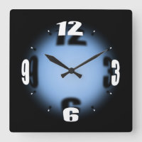 "Original Orb" Blue Fade Clock