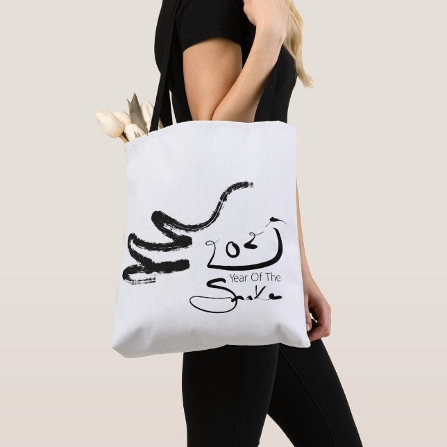Original painting 2 Snake Chinese New Year 2025 TB Tote Bag (Close Up)