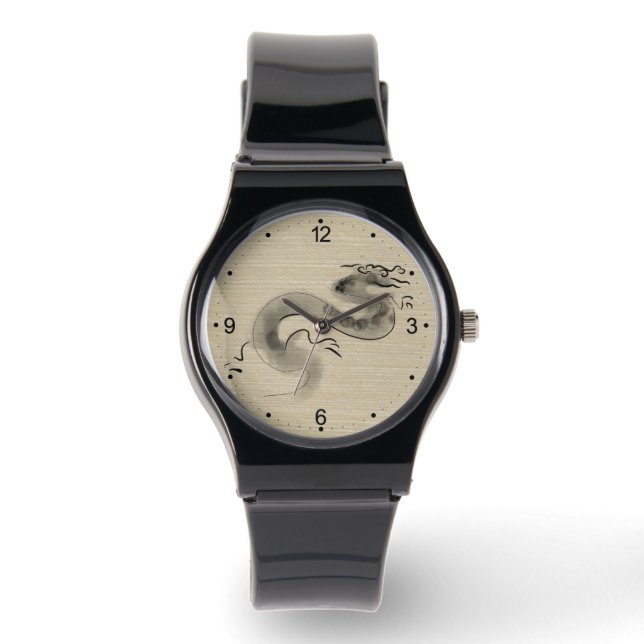 Original painting Chinese Dragon Year Birthday W Watch (Front)