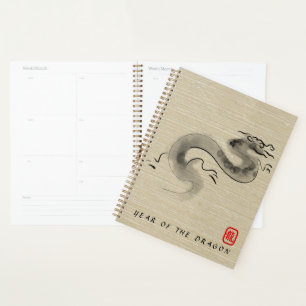 Original Painting Dragon Year 2024 Monogram LP Planner