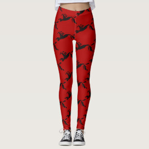 Original Painting Horse Chinese New Year L1 Leggings
