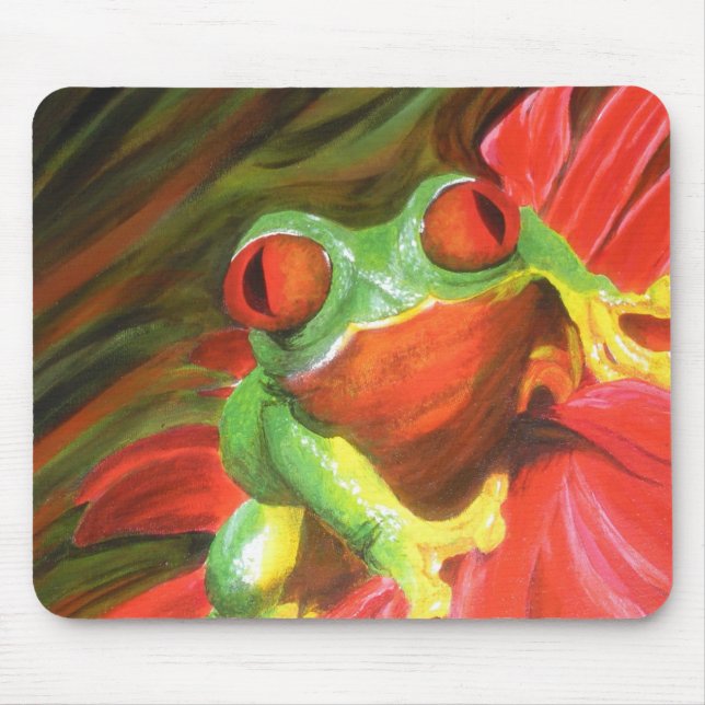 Original Painting- "Tree Frog" Mousepad (Front)