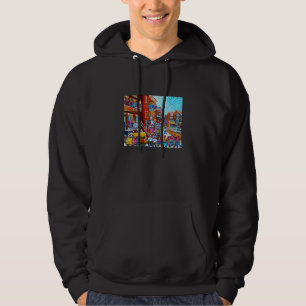 ORIGINAL PAINTINGS OF MONTREAL FOR SALE WINTER SCE HOODIE