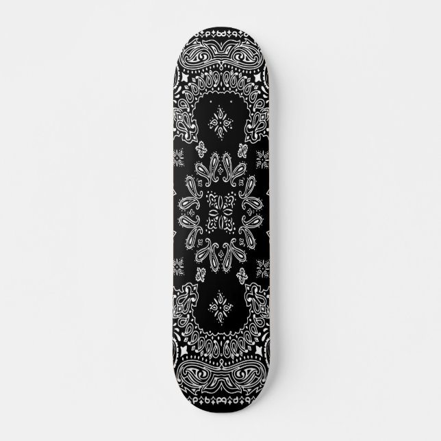 Original paisley pattern skateboard (Front)