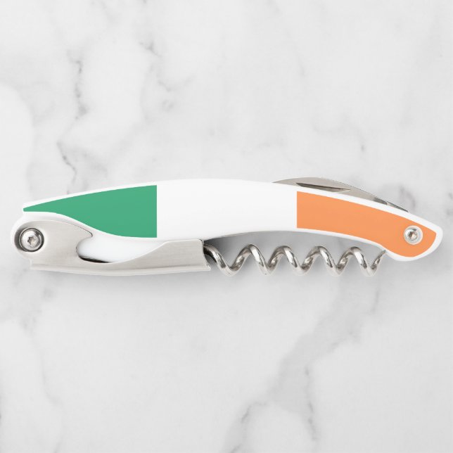 Original Patriotic National Flag of IRELAND Corkscrew (Front)