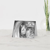 Original Pencil Drawing Christmas Card