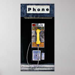 Original phone booth poster
