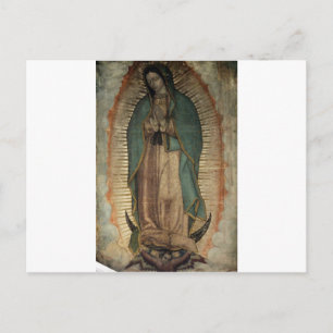 Original Picture of Our Lady of Guadalupe Postcard