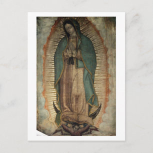 Original Picture of Our Lady of Guadalupe Postcard