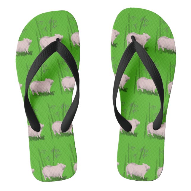 Original Pig Bamboos 1 Choose colour Man Flip F Flops (Footbed)