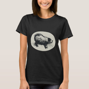 Original Pig Drawing with 2019 B Woman T-shirt