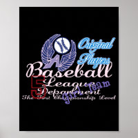 Original Player Baseball Girl Team T Shirt