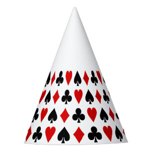 Original Playing cards Diamond Club Heart Spade Party Hat