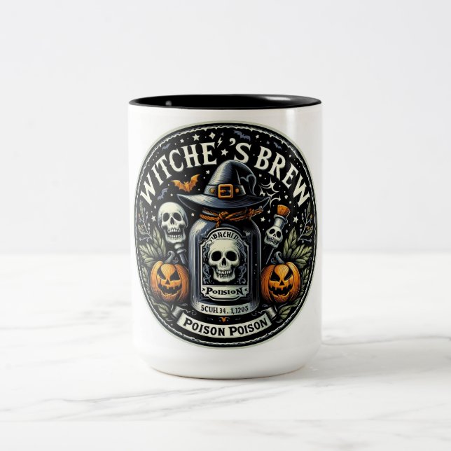 Original Poison – Gothic Witches Brew Two-Tone Coffee Mug (Center)