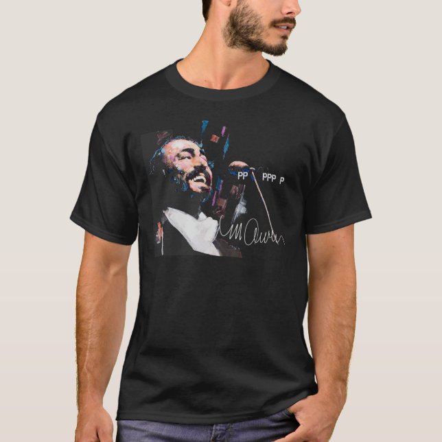 Original Portrait Of Luciano Pavarotti Essential  T-Shirt (Front)