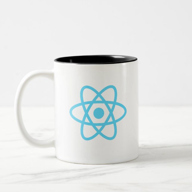 Original React js developer Two-Tone Coffee Mug (Left)